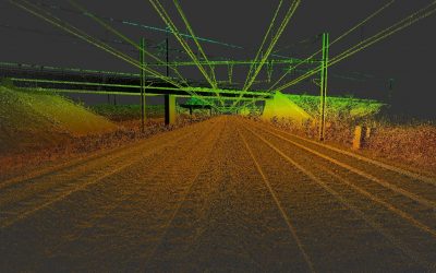 Acquisition lasergrammétrique dynamique de 150km de voies ferrées