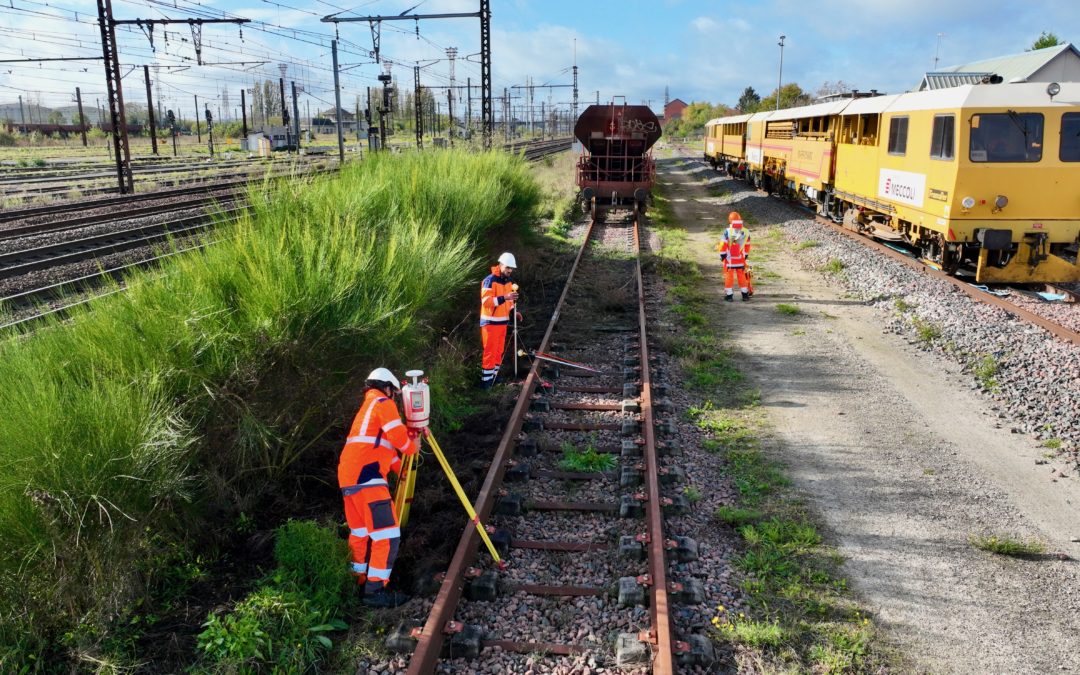 Acquisition et traitement de données lasergrammétriques ferroviaires entre Orléans et Tours